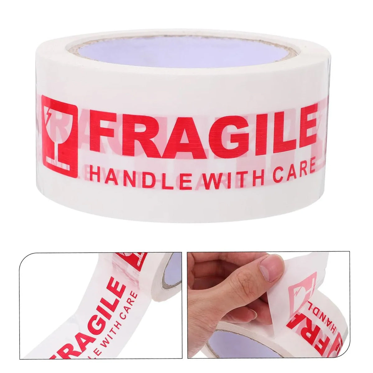 5 Rolls Fragile Warning Tape for Shipping Boxes