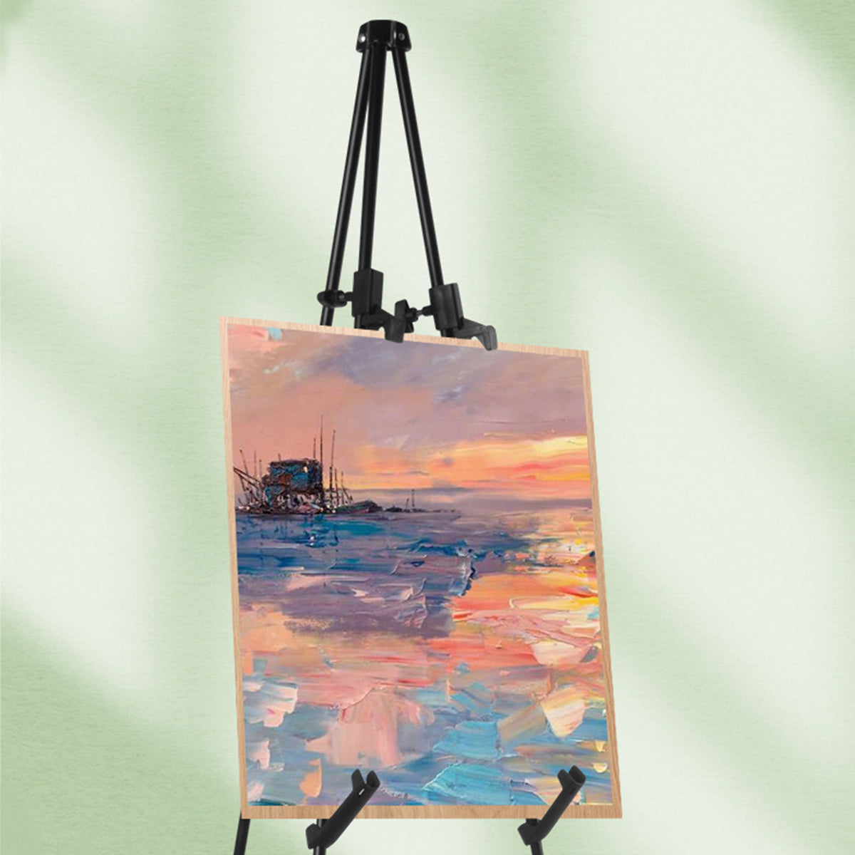 Adjustable Folding Metal Tripod Easel High Stability Stand