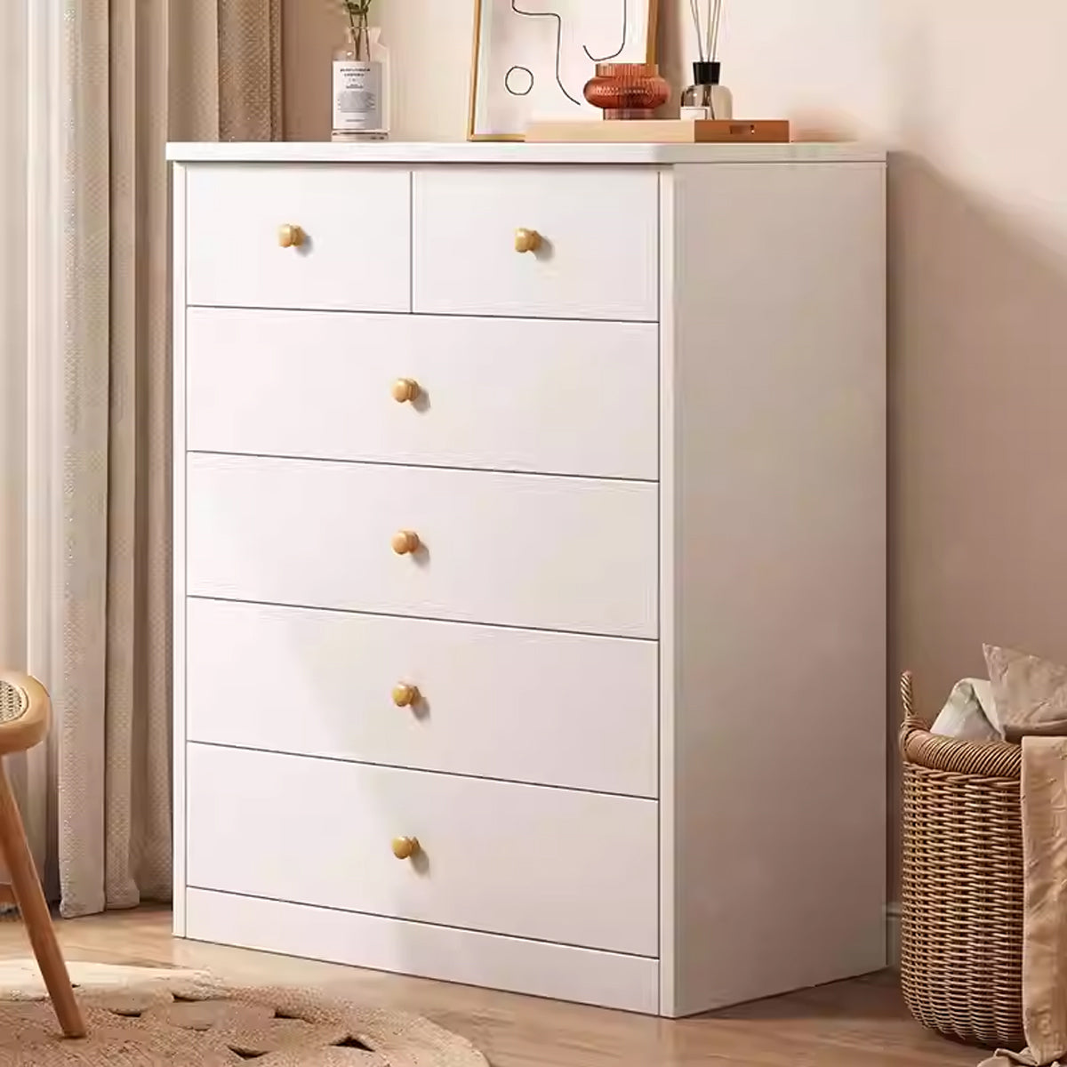 Multi-Layer Storage Cabinet with Drawers Space Saving