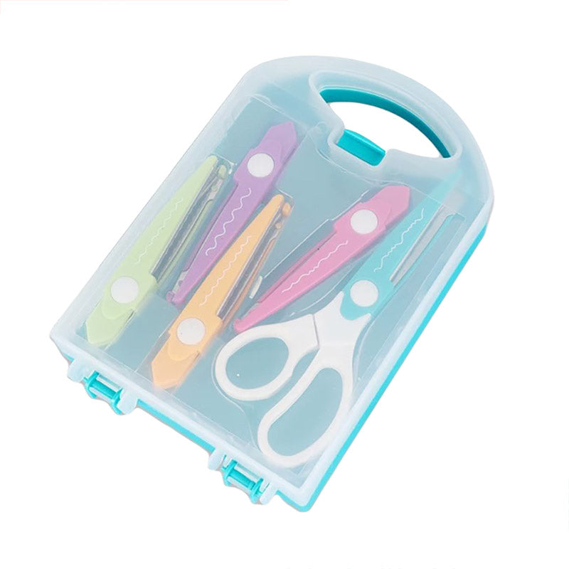 Children’s Paper Cutting Knife Set with 5 Blades and Case