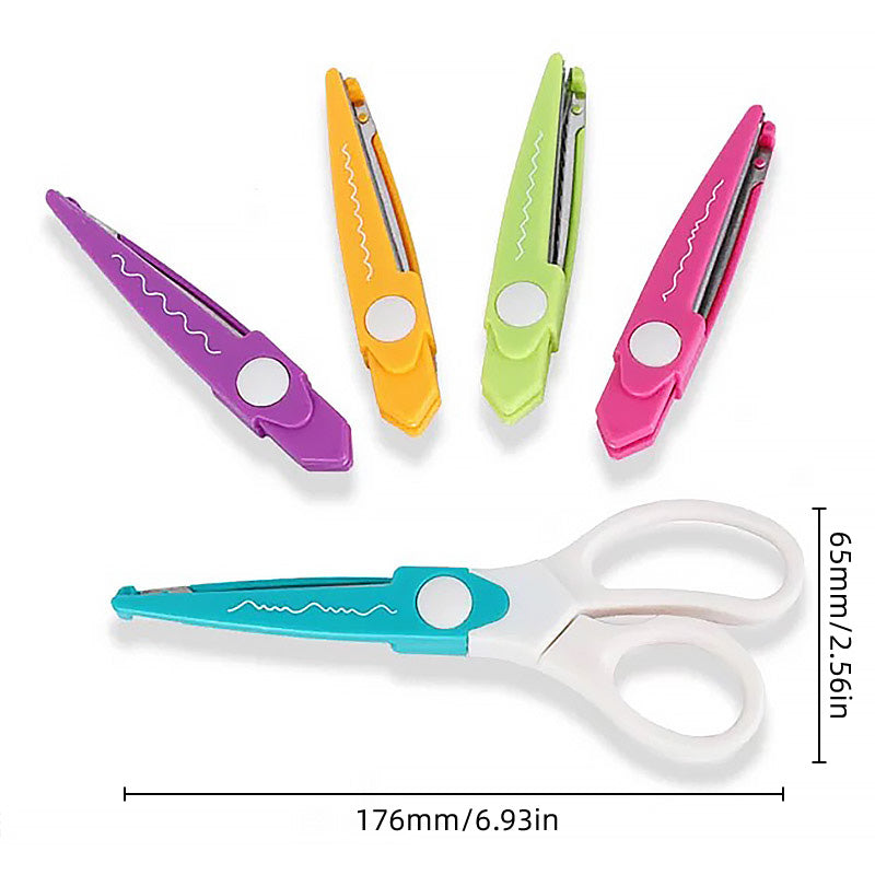 Children’s Paper Cutting Knife Set with 5 Blades and Case