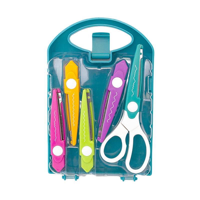 Children’s Paper Cutting Knife Set with 5 Blades and Case