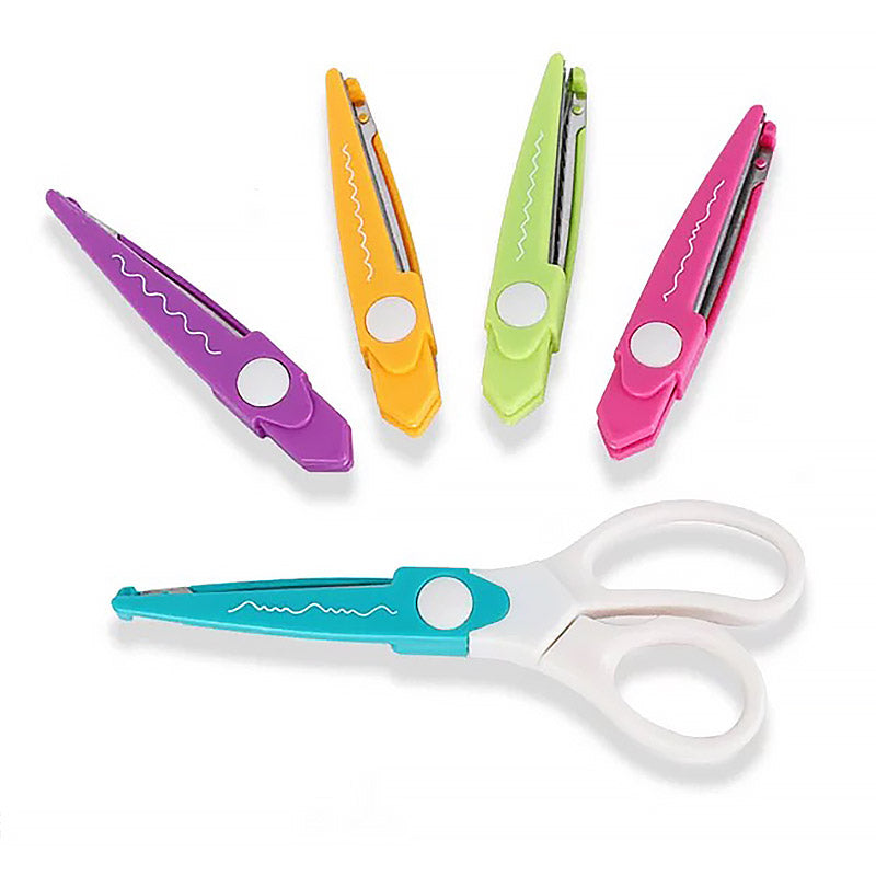 Children’s Paper Cutting Knife Set with 5 Blades and Case