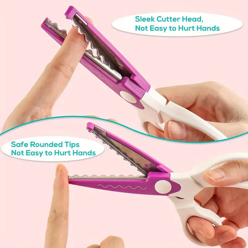 Children’s Paper Cutting Knife Set with 5 Blades and Case