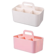 Desktop Organiser with Handle 5 Compartments Removable Dividers