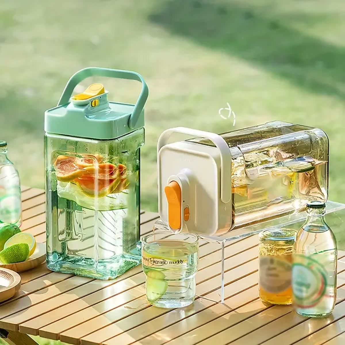 3.5L Cold Water Kettle with Handle for Home Beverages