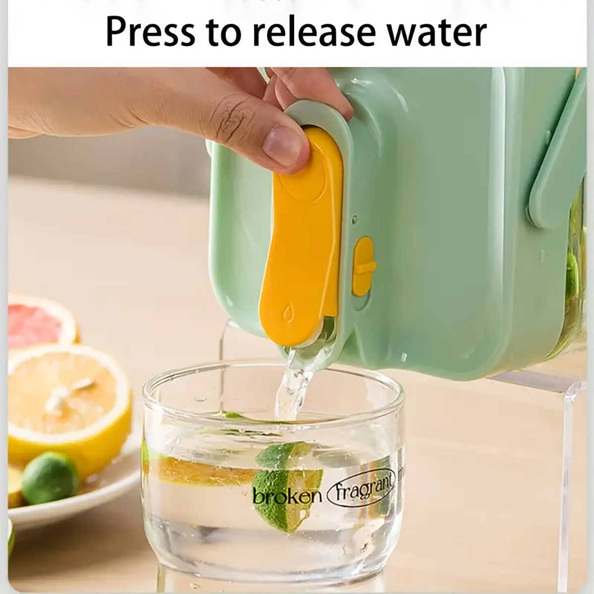 3.5L Cold Water Kettle with Handle for Home Beverages