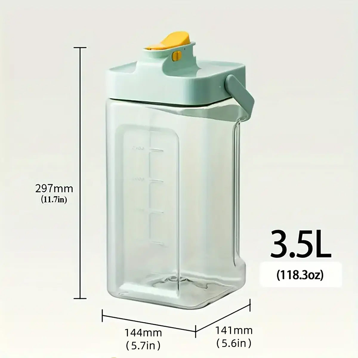 3.5L Cold Water Kettle with Handle for Home Beverages