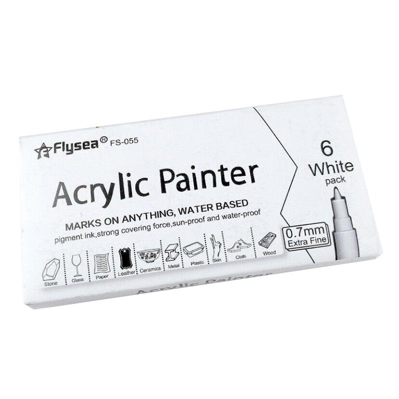 6/12/24/35/80 Pcs Acrylic Paint Pens Extra Fine Water-Based
