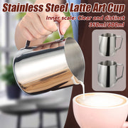 Stainless Steel Milk Frothing Pitcher Latte Art