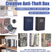 Hidden Book Safe Anti-theft Lock Box for Home