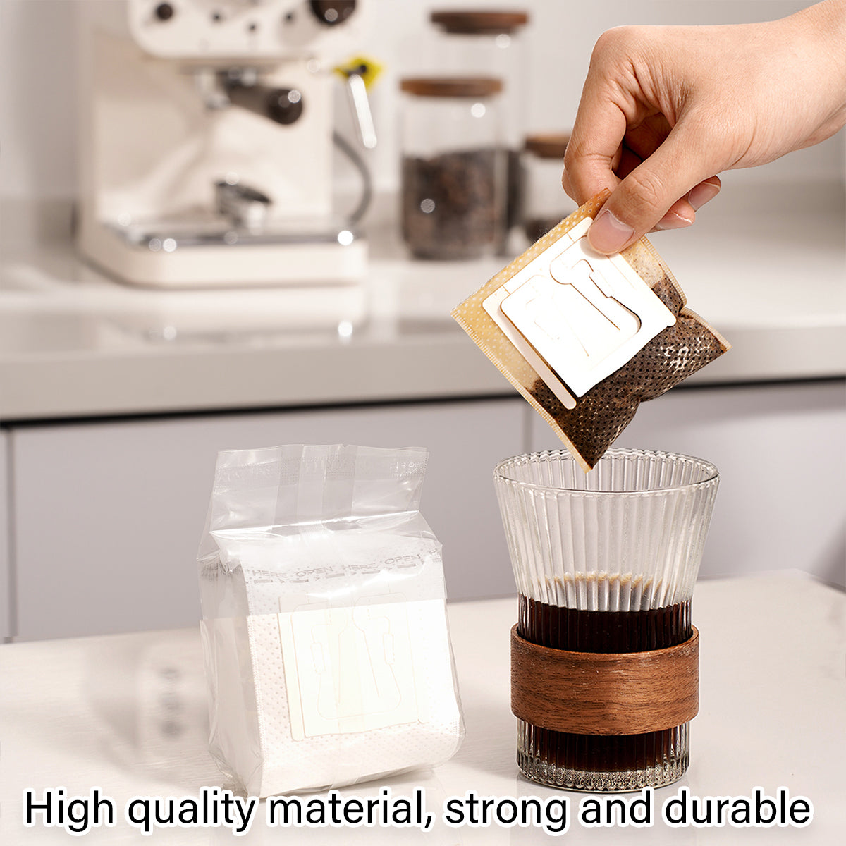 100pcs Hanging Ear Coffee Filter Drip Bags