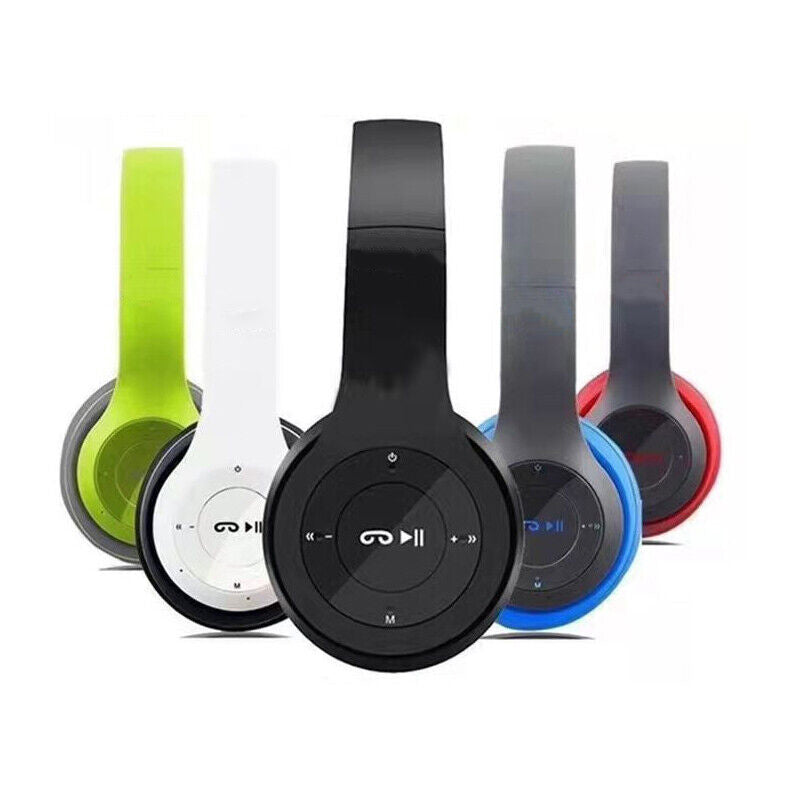 Wireless Bluetooth 5.3 Headphones with Mic Pads