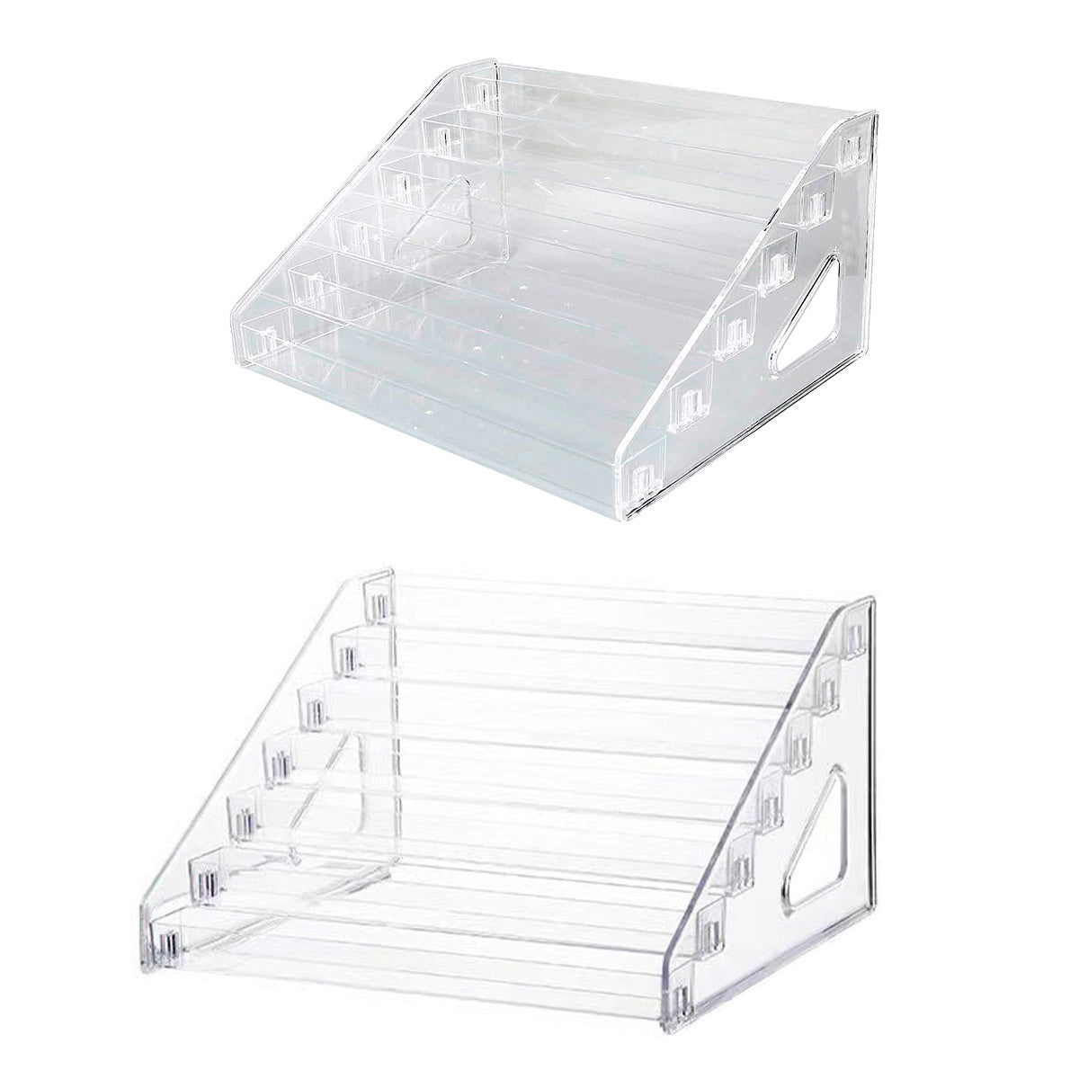 6/7 Layer Clear Acrylic Storage Rack Multi Tier Organizer Stand