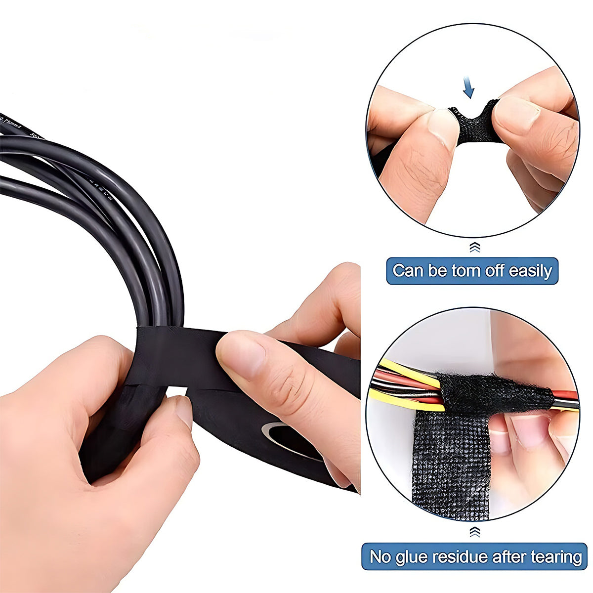 7 Rolls Electrical Harness Tape 19mm x 15m Wire Loom Cloth Adhesive