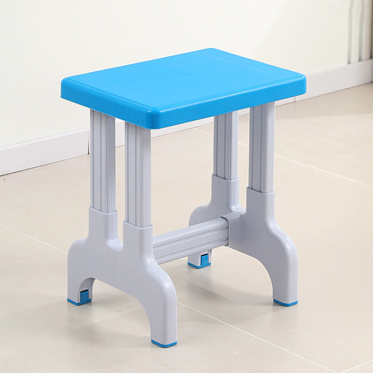 Plastic Square Stool Non Slip Durable Seat for Classroom Home