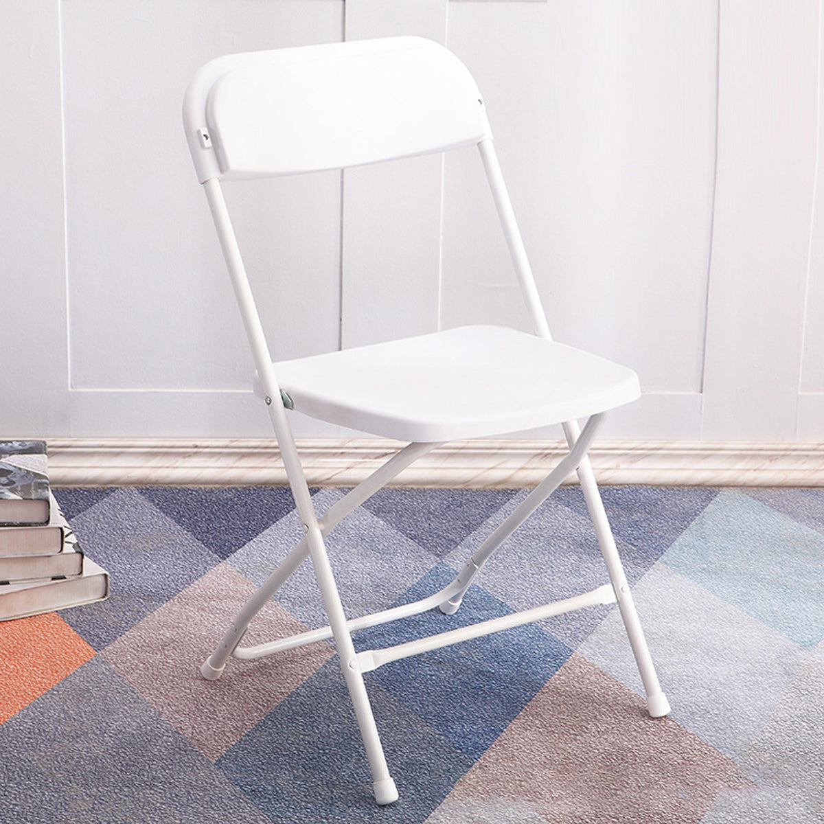 Plastic Folding Chair with Backrest for Office Meeting Training
