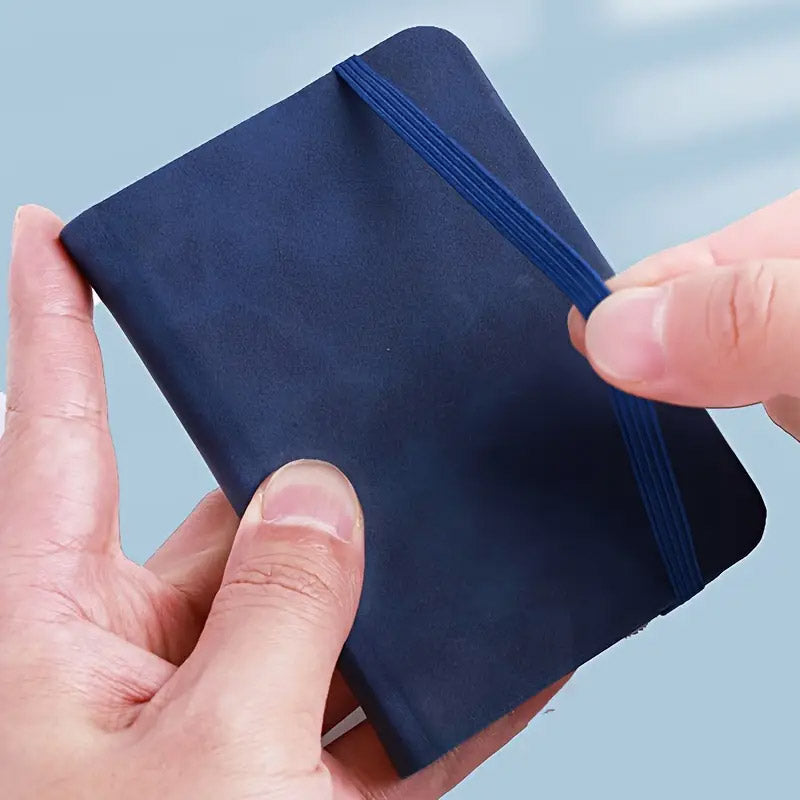 10 Pcs A7 Mini Pocket Notebooks Waterproof Leather Cover