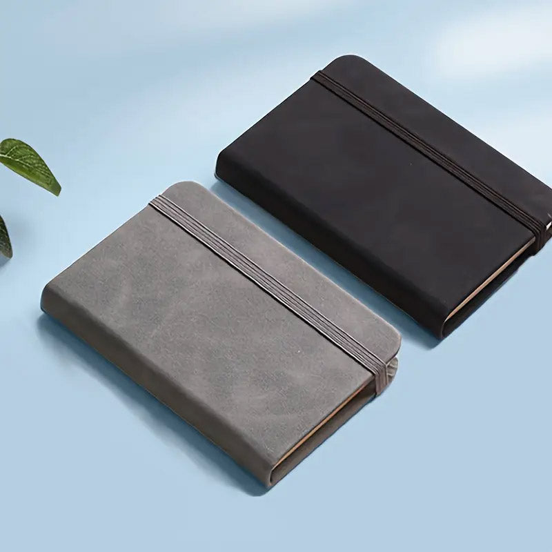 10 Pcs A7 Mini Pocket Notebooks Waterproof Leather Cover