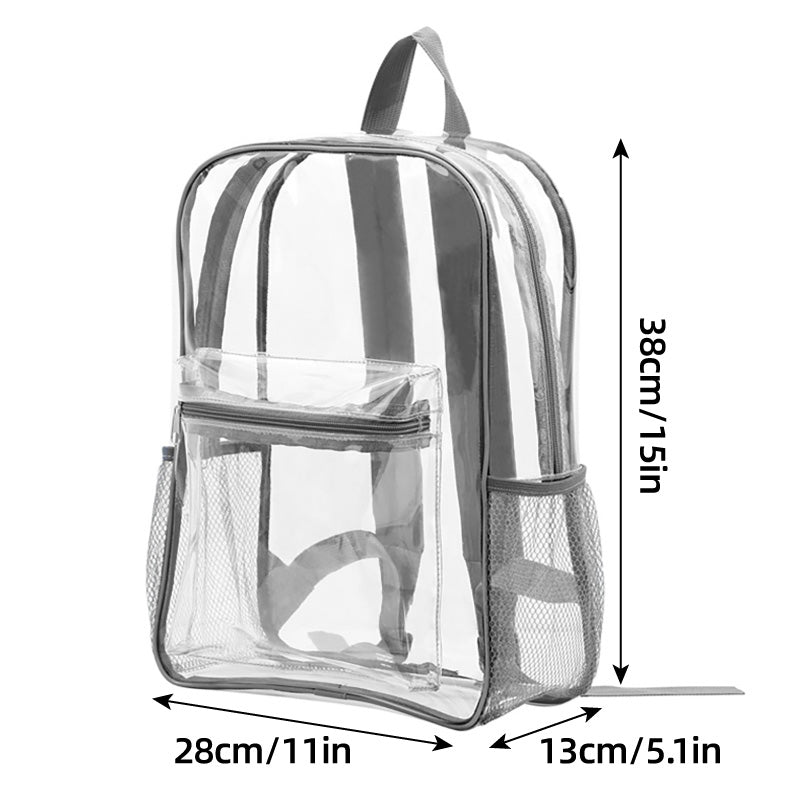 Waterproof Transparent PVC Backpack Travel Bag