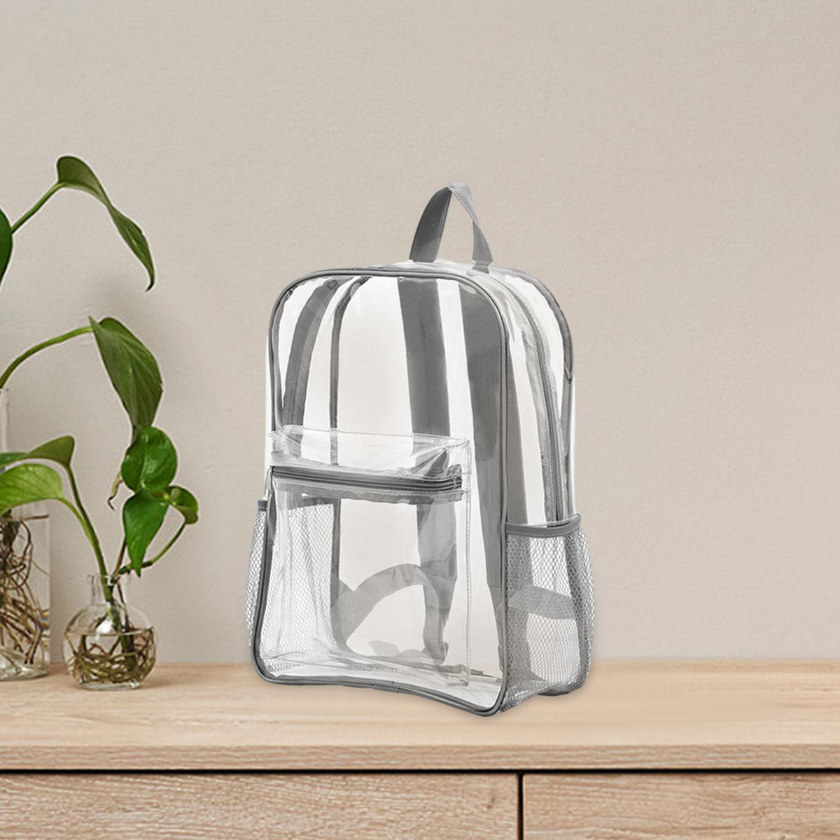 Waterproof Transparent PVC Backpack Travel Bag