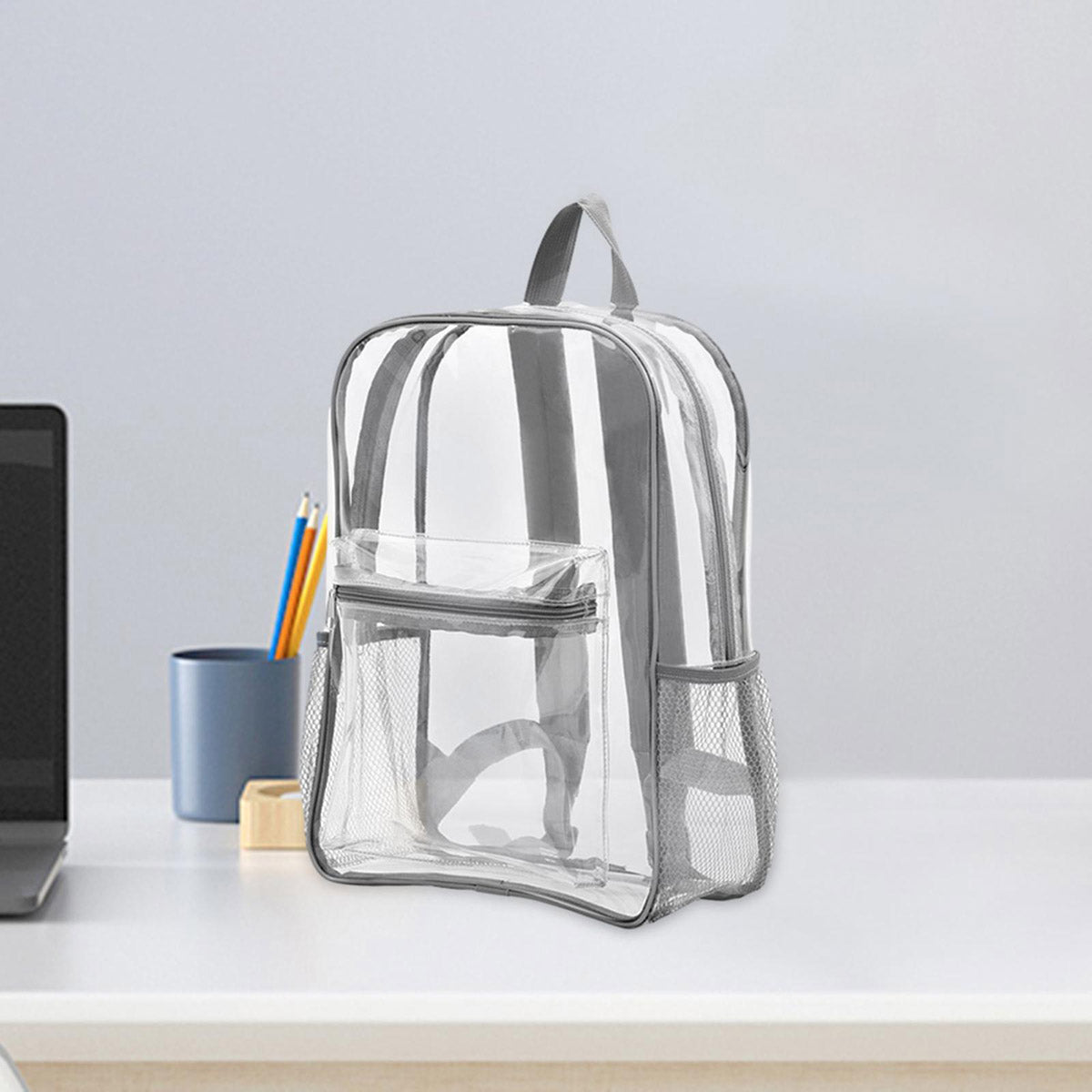 Waterproof Transparent PVC Backpack Travel Bag