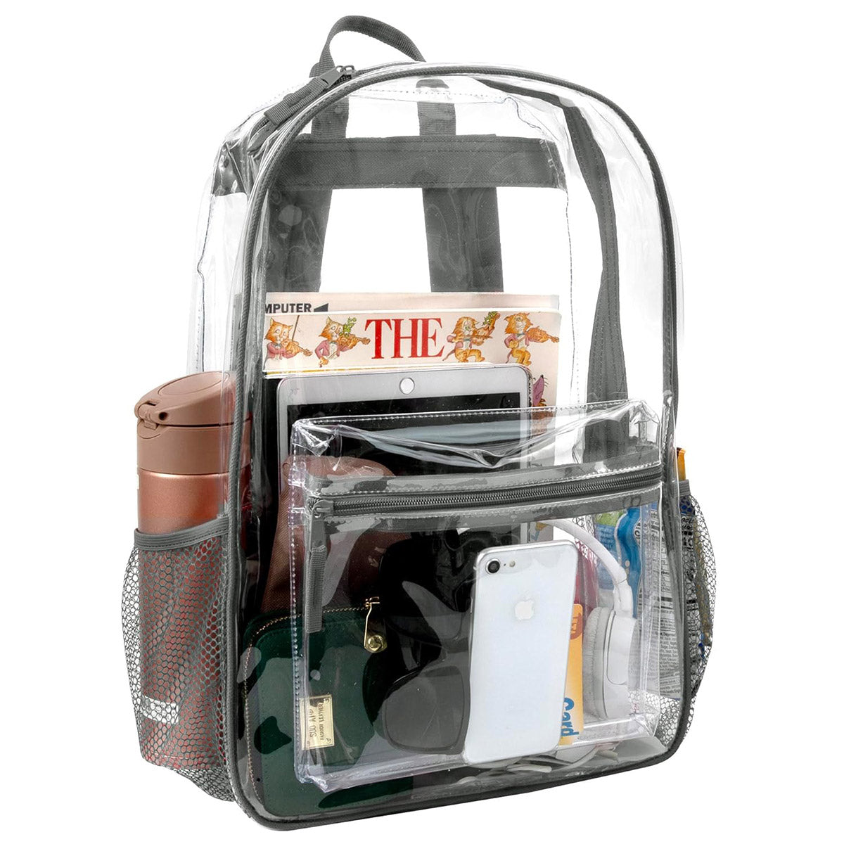 Waterproof Transparent PVC Backpack Travel Bag