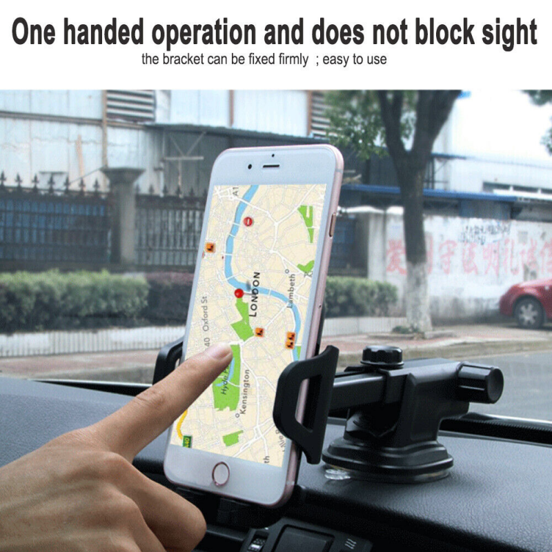 Universal 360 Car Phone Holder Long Neck Cradle