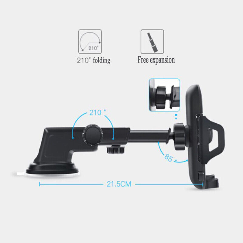 Universal 360 Car Phone Holder Long Neck Cradle