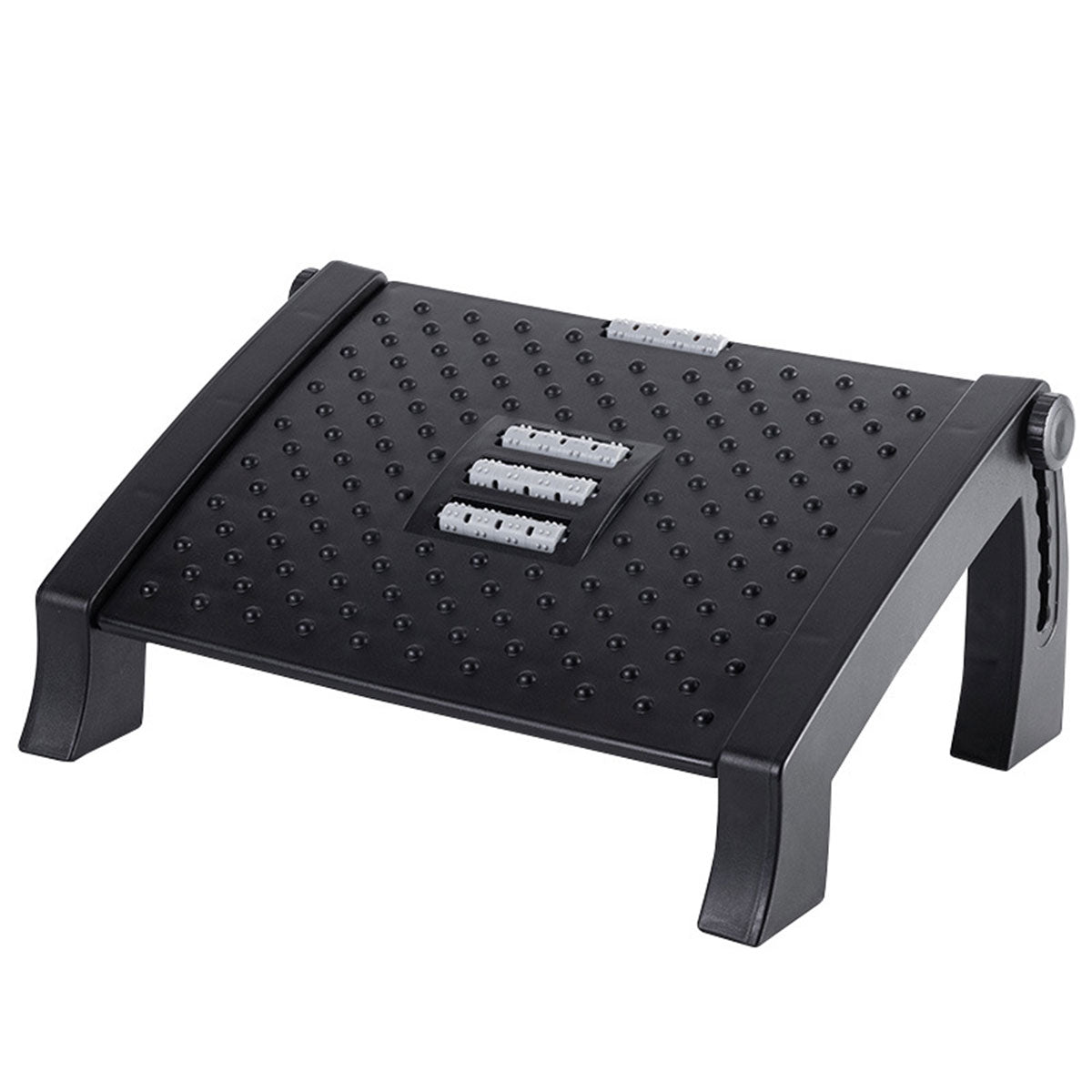 Office Foot Rest Stool Adjustable Pedal with Massage Support