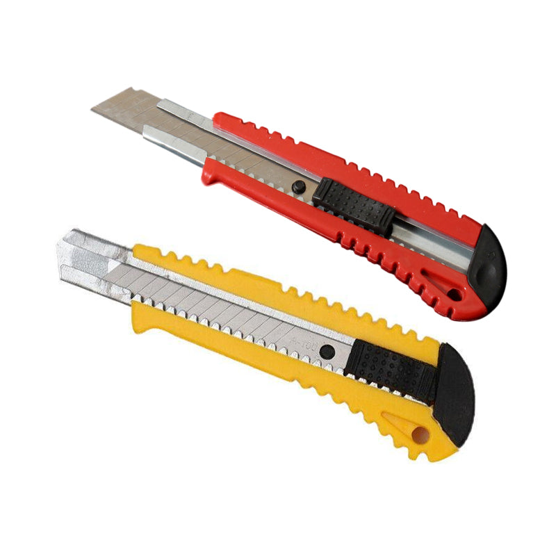 1/2/5PCS Heavy Duty Box Cutter with Retractable Snap Blade