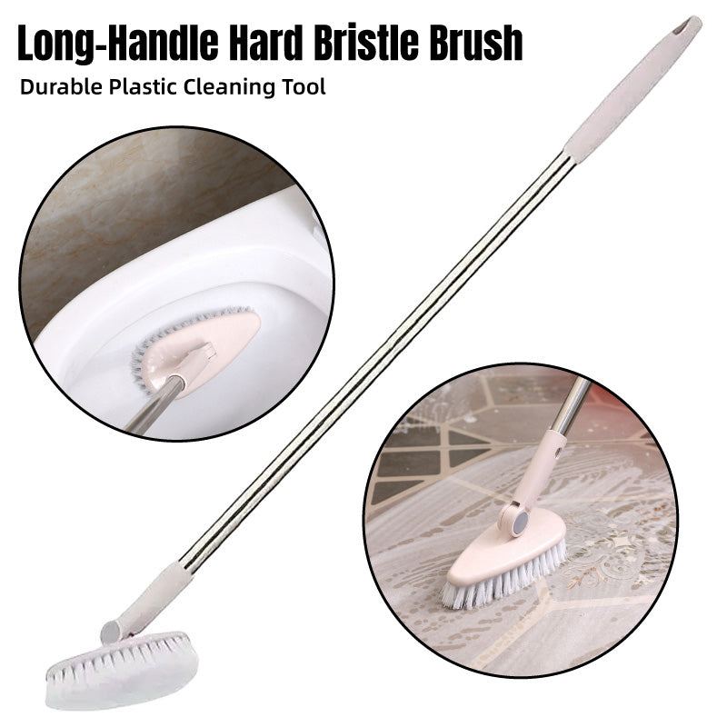 Long Handle Floor Cleaning Brush Rotating Head for Home Tiles