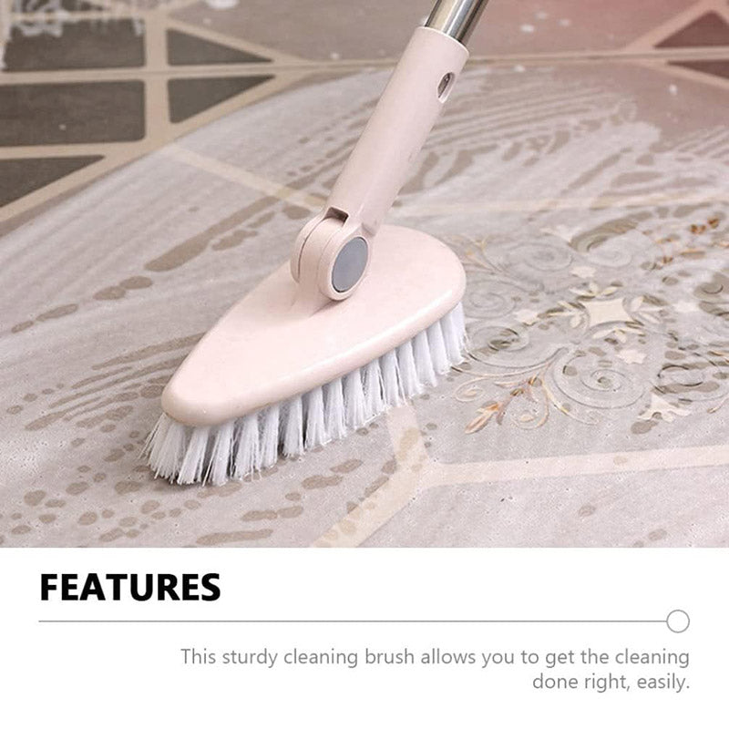 Long Handle Floor Cleaning Brush Rotating Head for Home Tiles