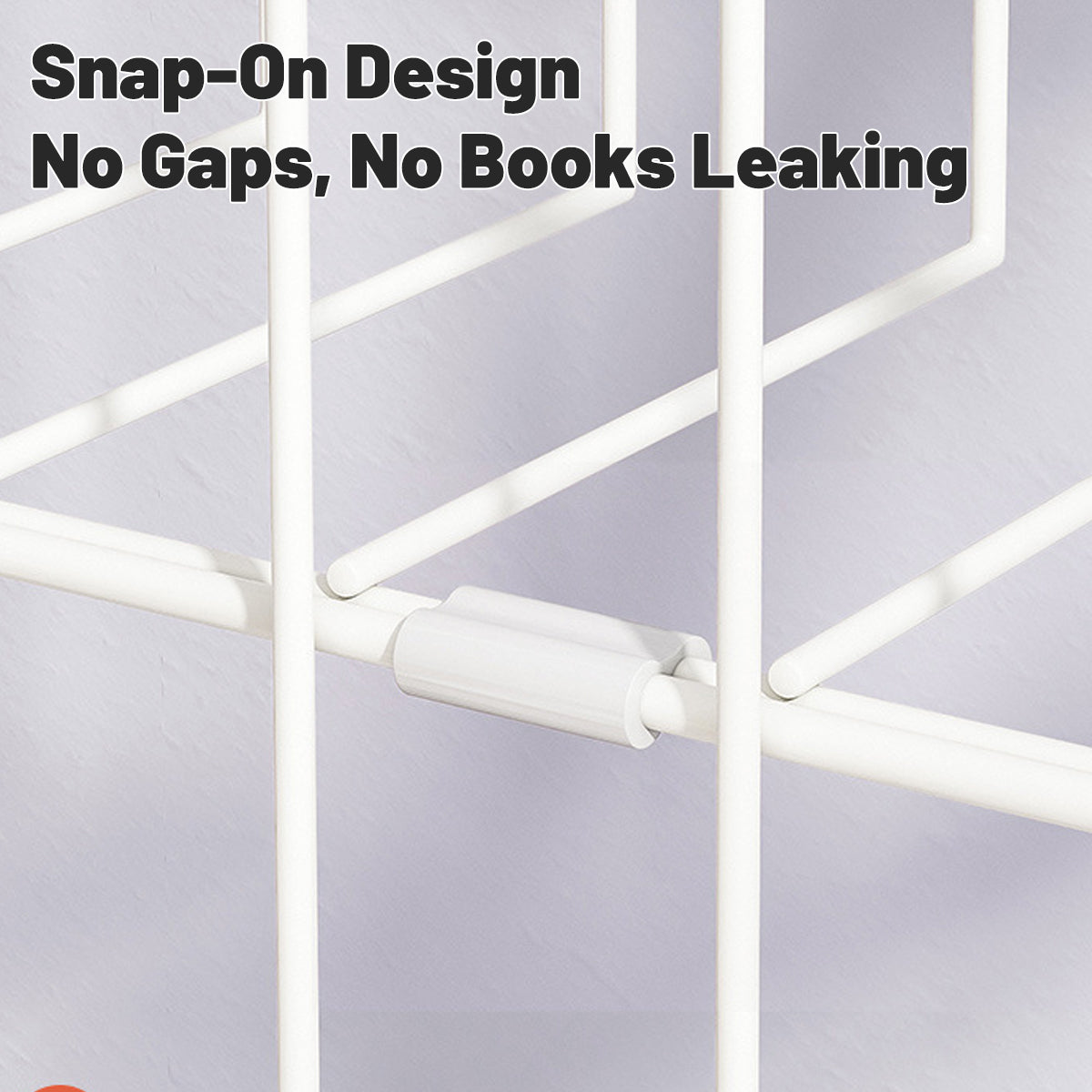 Kids Wooden Bookcase Multilayer Shelf with Wheels