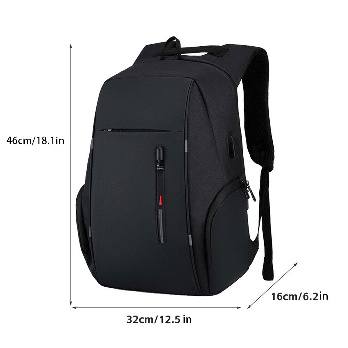 Men’s Business Laptop Backpack with Multi-Functional Storage Design