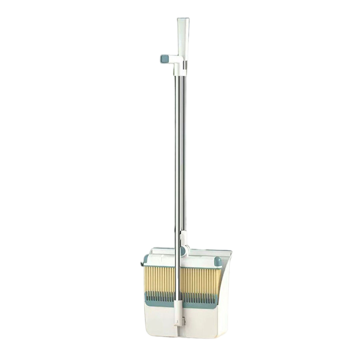 Folding Broom and Dustpan Set Rotating Head Comb