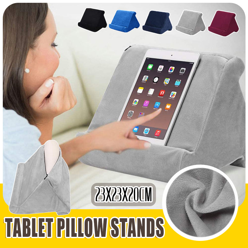 Tablet Pillow Stand Triangular Holder for iPad