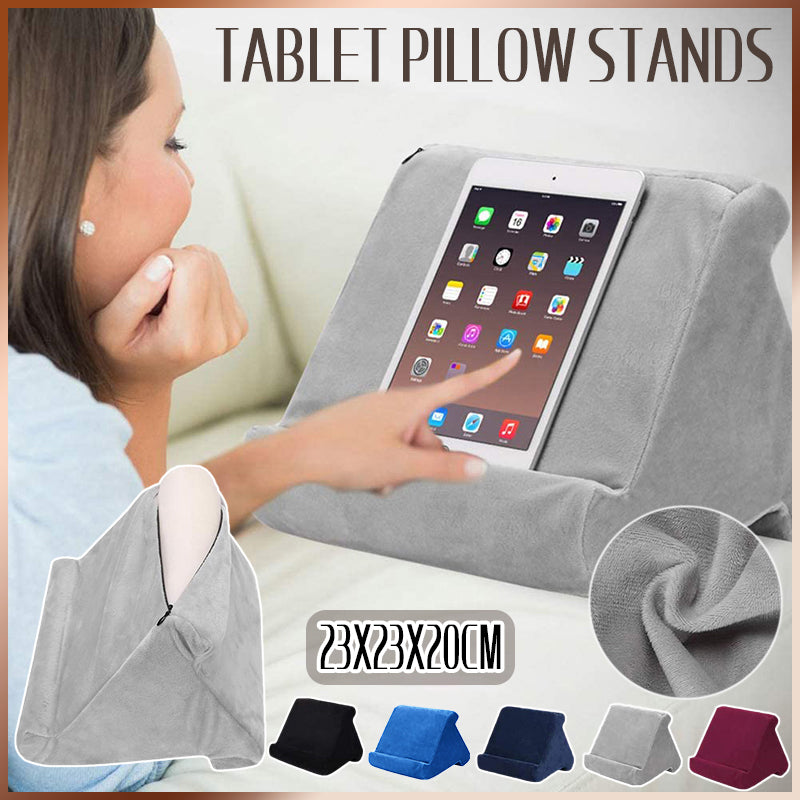 Tablet Pillow Stand Triangular Holder for iPad