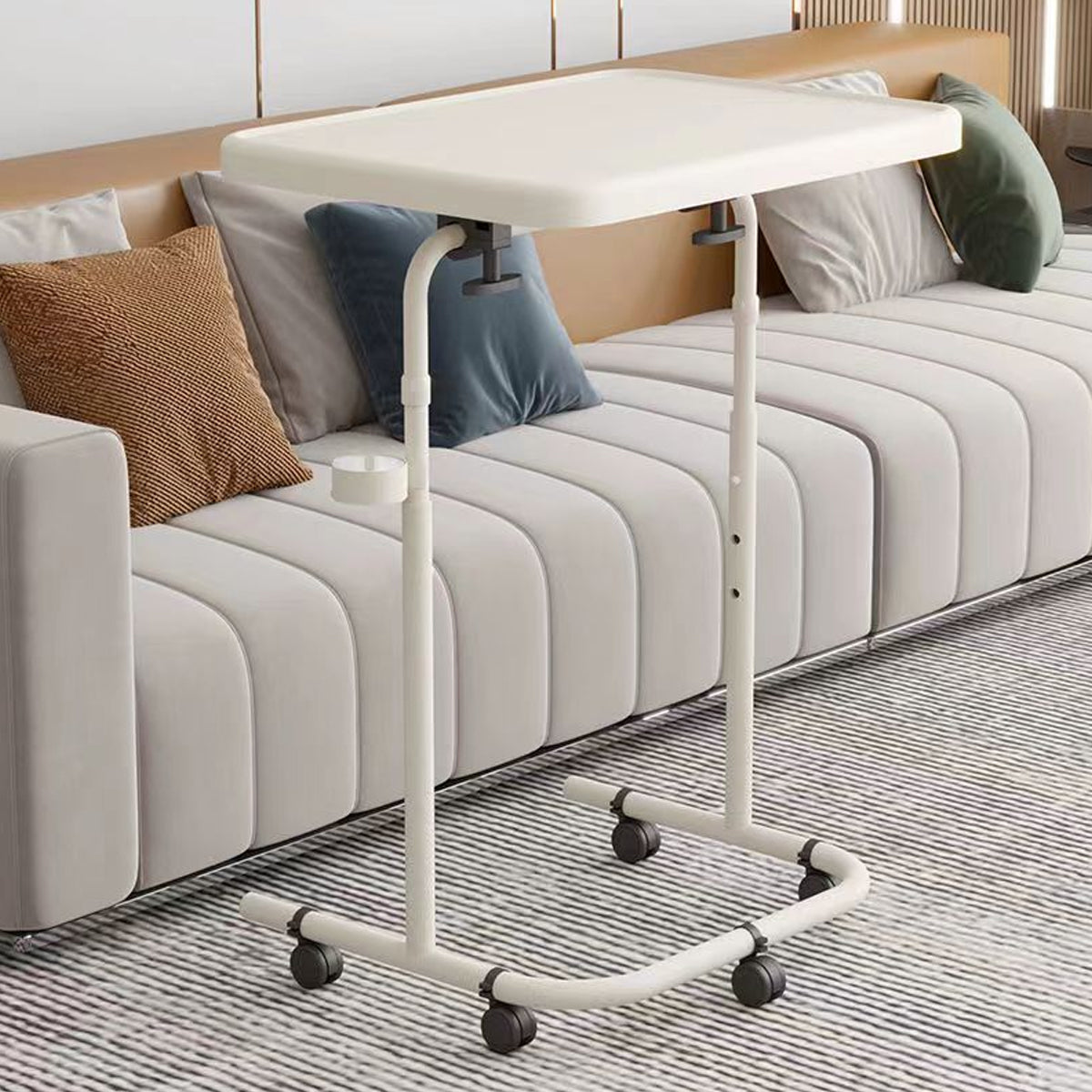 Adjustable Folding Table with Mobile Design and Tilt Desktop