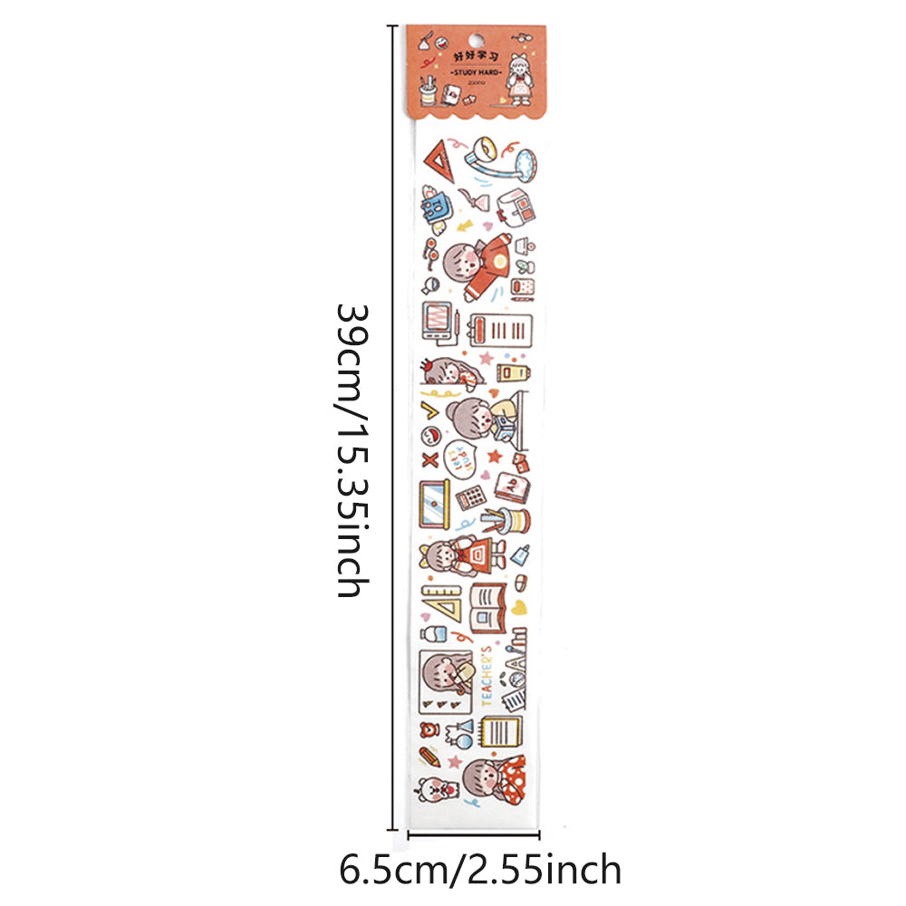 8 Styles DIY Journal Decoration Stickers for Diary