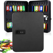 Wall-Mounted Key Box 3-Digit Password Lock 28 Keys