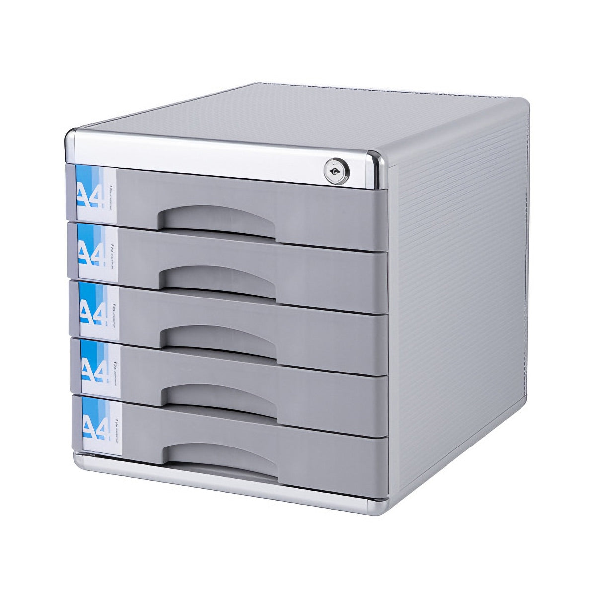 5-Tier Lockable A4 Desktop File Cabinet