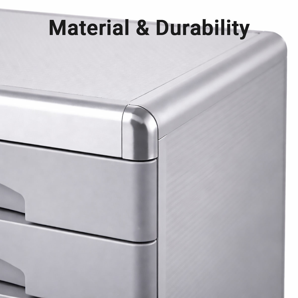 5-Tier Lockable A4 Desktop File Cabinet