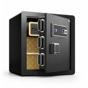 Fingerprint Steel Safe Box Passcode and Key Access