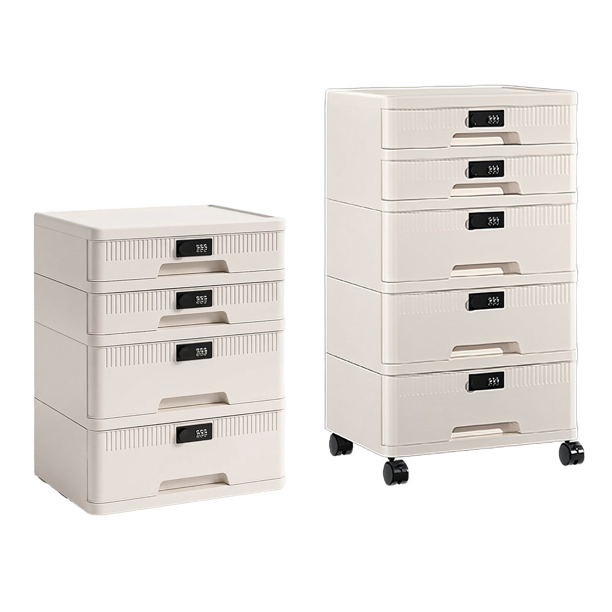 4-Tier Password Lock Storage Cabinet Digital Code