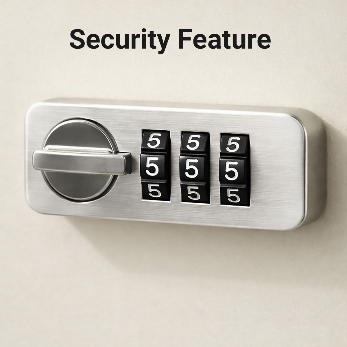 Desktop Lockable Cabinet with Combination Code Lock