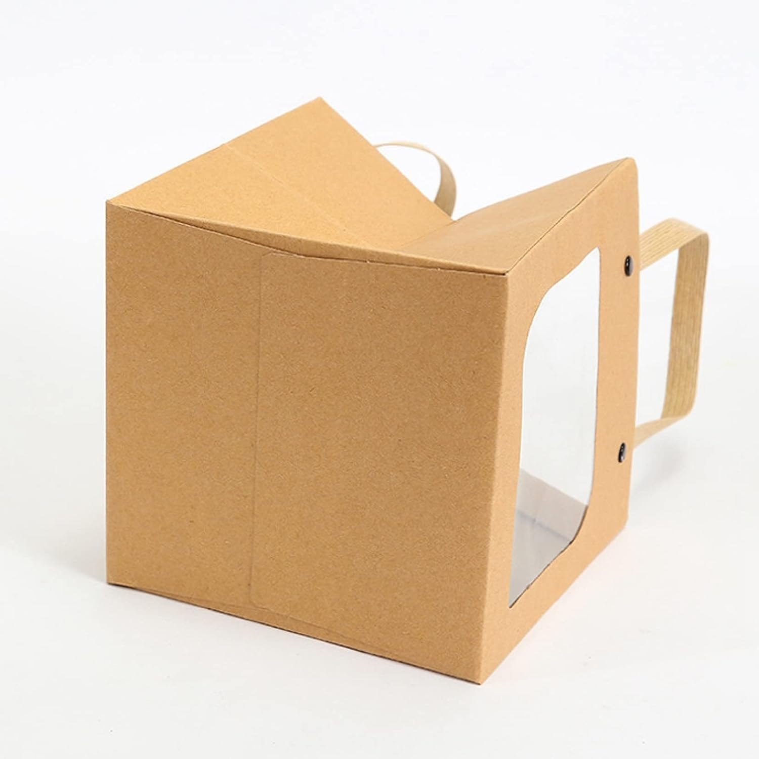 25pcs Square Kraft Paper Gift Bags in 3 Sizes