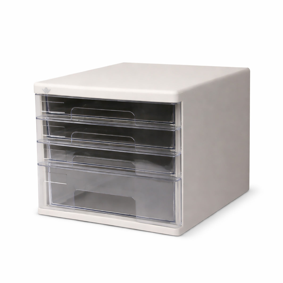 4-Tier Slim Filing Cabinet for Desktop A4 Letter Storage