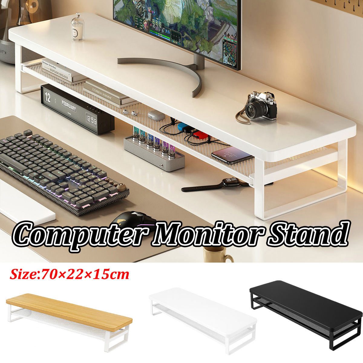 Monitor Riser Stand with Drawer for Home Office