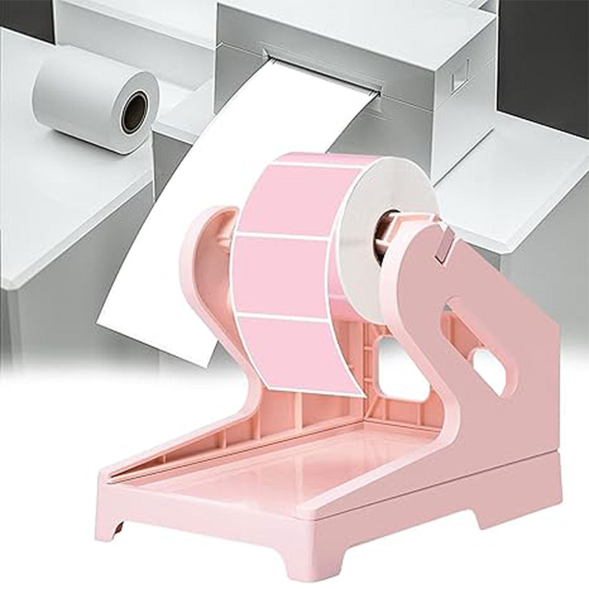 Pink Label Paper Holder Organizer Stand for Office Desk
